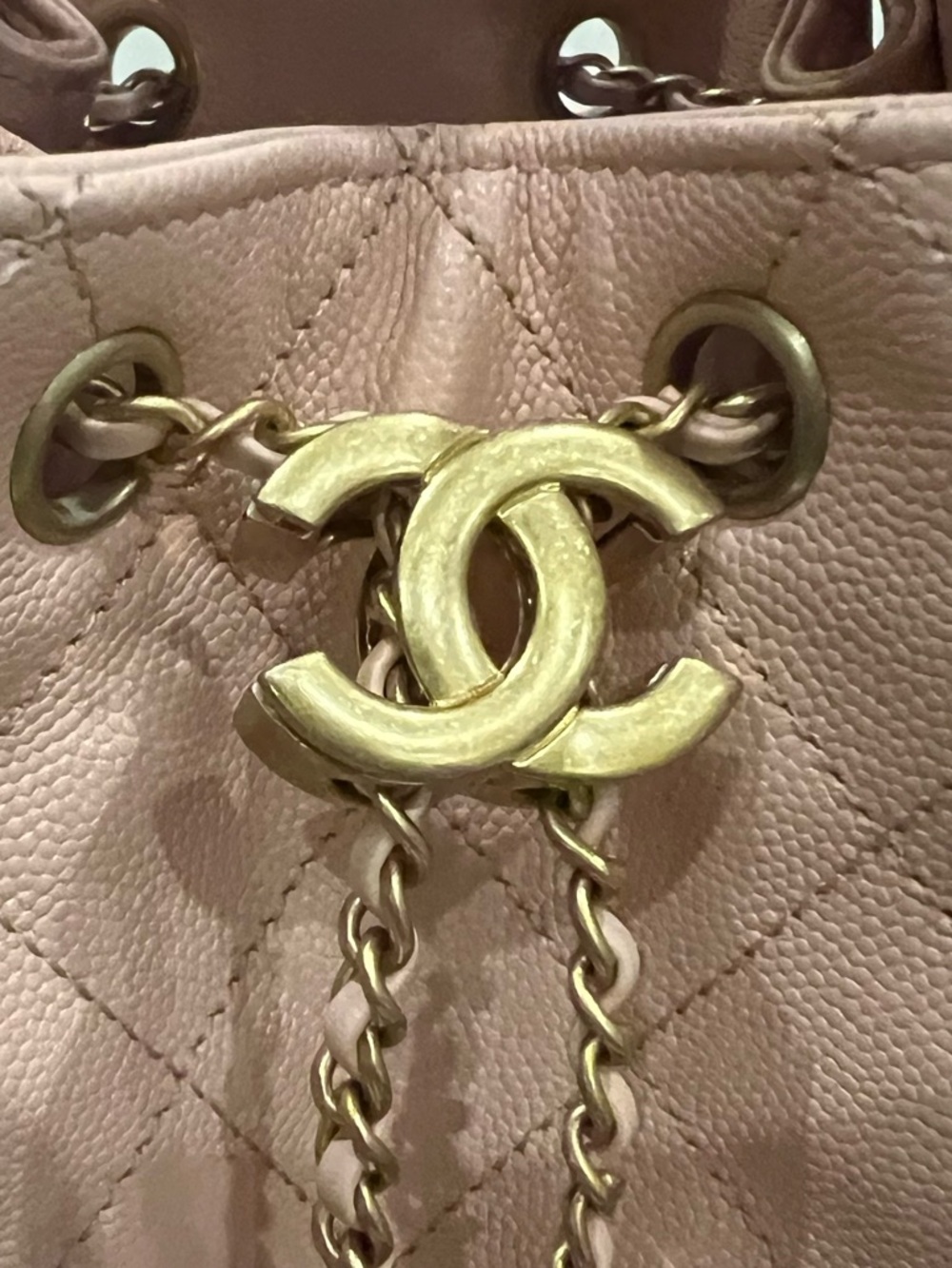 Chanel 25 Small Light Pink, Quilted Caviar with Gold Hardware - Picture 9 of 12